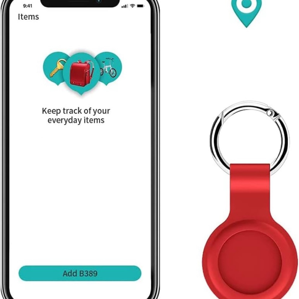 Case for Airtags with Keychain Protective Cover for Apple Air tag Key Finder NEW